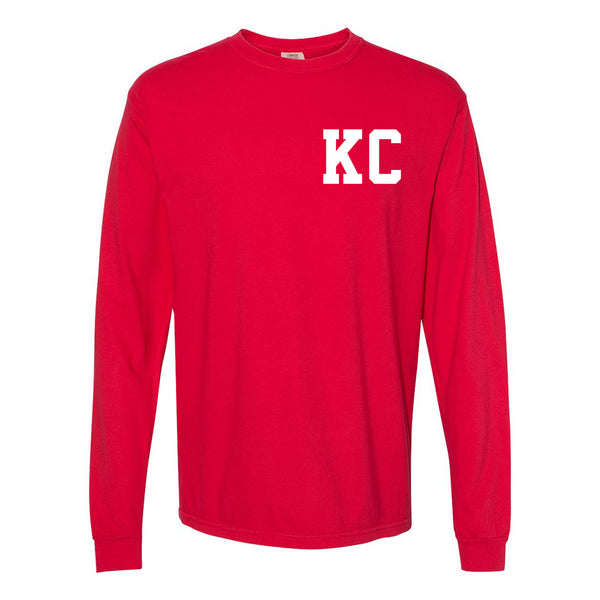 Football Math Long-Sleeve Tee (Red) – Flint & Field